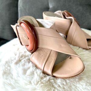 AGL made in Italy leather sandals